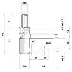 ΜΕΝΤΕΣΕΔΕΣ OTLAV 495.16 EXACTA CG495160H502 ZINCATO Φ16 ΑΡΣΕΝΙΚΟΙ