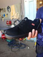 Παπούτσι αθλητικό μαύρο City Νο37 με διαπνέον ύφασμα