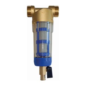 Χειροκίνητο αυτοκαθαριζόμενο φίλτρο με ξύστρα 1″ & 3/4″ είσοδο/έξοδο 30μm