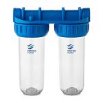 Διπλή φιλτροθήκη strong κεντρικής παροχής 10″-1/2″