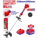 EMTOP BRUSHLESS ΧΟΡΤΟΚΟΠΤΙΚΟ 40V/2X6Ah ELMR20028SE