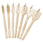 RAIDER Τρυπάνι ξύλου φτερού σετ 7τεμ 10-32ΜΜ 157794