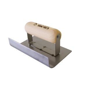 COME Σπάτουλα διαμόρφωσης αρμών inox 150x100+40x1,5mm 299150