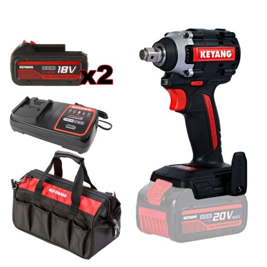 KEYANG BRUSHLESS H/S ΠΑΛΜΙΚΟ ΜΠΟΥΛΟΝΟΚΛΕΙΔΟ ΜΠΑΤΑΡΙΑΣ 315Nm 20V 2x5Ah IW20BLH