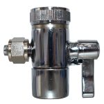 Αντάπτορας για συσκευή άνω πάγκου για σωληνάκι 3/8″ με μεταλλικό βανάκι