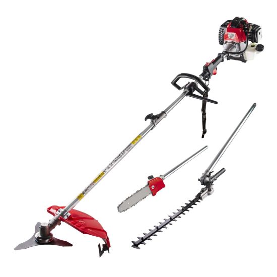 RAIDER Πολυμηχάνημα Κήπου Βενζίνης με Κονταροπρίονο, Χλοοκοπτικό και Μπορντουροψάλιδο 1,5kW RD-GBC23 075010