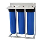 Τριπλή φιλτροθήκη Big Blue 20″ - 1″ με compact μεταλλική βάση