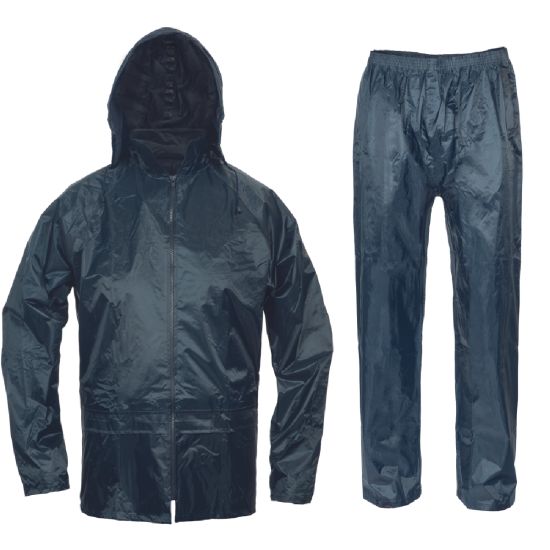 Αδιάβροχο κοστούμι Splash μπλε Poly/PVC M