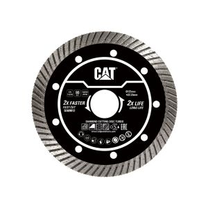 CAT Δίσκος κοπής διαμαντέ turbo 125x22.23x2.4mm DA09012