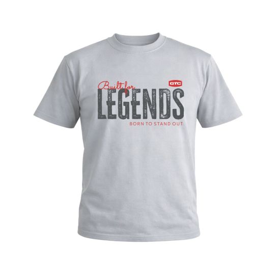 GTC Μπλουζάκι κοντομάνικο Legend γκρι 2XL