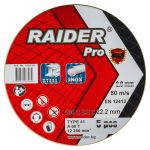 RAIDER Τροχός κοπής inox A60T 230*2.0*22.2mm σε μεταλικό κουτί 160159 (τιμή/τεμ)