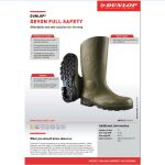 DUNLOP Μπότες γονάτου Devon S5 πράσινες H142611 No41