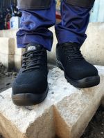 Παπούτσι αθλητικό μαύρο City Νο37 με διαπνέον ύφασμα