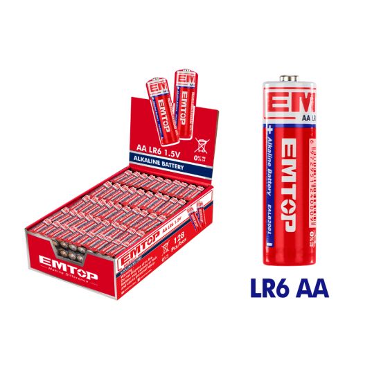 EMTOP ΣΕΤ 4ΤΜΧ ΑΛΚΑΛΙΚΕΣ ΜΠΑΤΑΡΙΕΣ 1.5V LR6 AA EALB2001