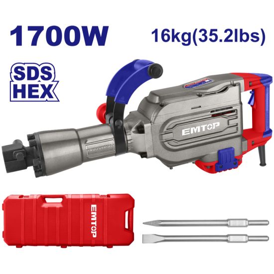 EMTOP ΣΚΑΠΤΙΚΟ ΚΑΤΕΔΑΦΙΣΤΙΚΟ 1700W, 45J EDBRH1701
