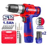 EMTOP ΔΡΑΠΑΝΟΚΑΤΣΑΒΙΔΟ ΚΡΟΥΣΤΙΚΟ ΜΠΑΤΑΡΙΑΣ ΛΙΘΙΟΥ 12V/1.5Ah/45Nm ECIDL12622