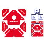 EMTOP ΣΕΤ ΜΑΓΝΗΤΙΚΕΣ ΓΩΝΙΕΣ ΣΥΓΚΟΛΛΗΣΗΣ 7ΤΜΧ EMWH7002