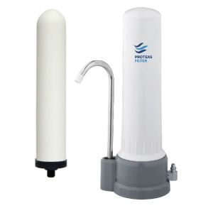 Φίλτρο άνω πάγκου λευκό Proteas slim line πλαστικό