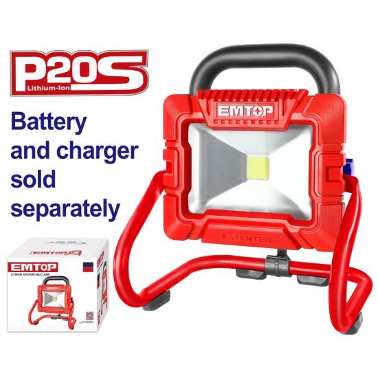 EMTOP ΠΡΟΒΟΛΕΑΣ LED ΜΠΑΤΑΡΙΑΣ 20V, 20W LWL2025