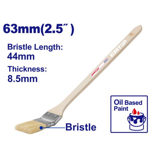 EMTOP ΠΙΝΕΛΟ ΒΑΦΗΣ ΚΥΡΤΟ ΜΕ ΜΑΚΡΙΑ ΞΥΛΙΝΗ ΛΑΒΗ 63ΜΜ EMPE3325