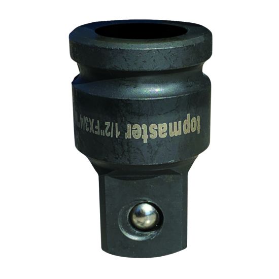 TOP MASTER Καστάνιας αντάπτορας μαύρος 1/2''Θ x 3/4''Α 337700