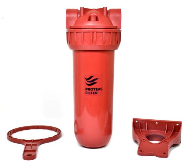 Φιλτροθήκη 3Μ 10″ - 1/2″ για ζεστό νερό