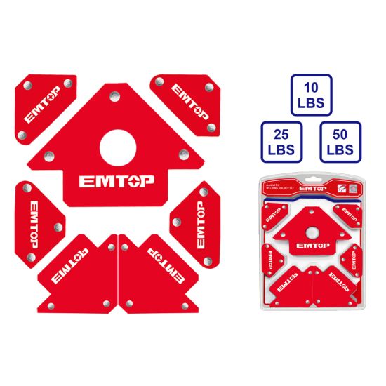 EMTOP ΣΕΤ ΜΑΓΝΗΤΙΚΕΣ ΓΩΝΙΕΣ ΣΥΓΚΟΛΛΗΣΗΣ 7ΤΜΧ EMWH7002