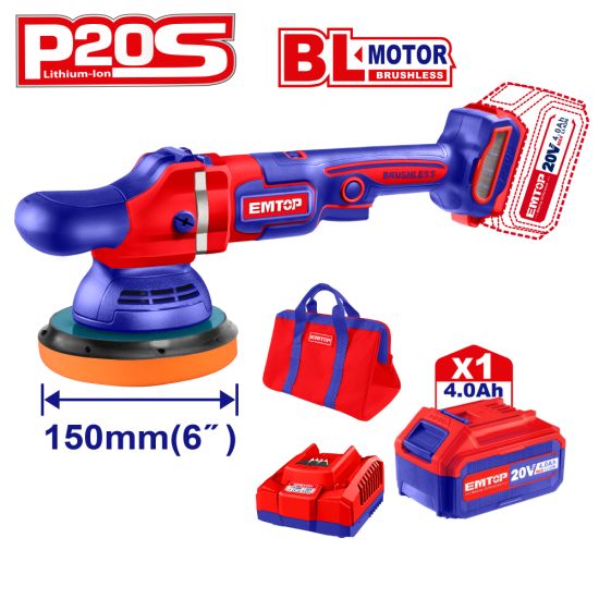 EMTOP ΑΛΟΙΦΑΔΟΡΟΣ 150ΜΜ ΜΠΑΤΑΡΙΑΣ 20V/1x4Ah ELAP2015SE