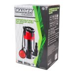 RAIDER Αντλία υποβρύχια ακαθάρτων inox RD-WP65 1100W 1"max 333L/min 9m 070172