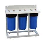Τριπλή φιλτροθήκη Big Blue 10″ - 1″ με compact μεταλλικη βάση