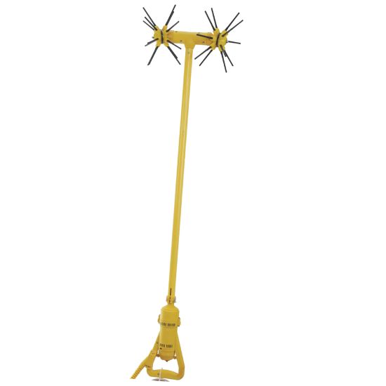 Ελαιοραβδιστικό μπαταρίας αχινός 4D-4πλής κίνησης 400W με κοντάρι αλουμινίου 2,8m και βάρος 3,10kg