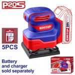 EMTOP ΠΑΛΜΙΚΟ ΤΡΙΒΕΙΟ 110x100mm ΜΠΑΤΑΡΙΑΣ ΛΙΘΙΟΥ 20V ELSHS2014