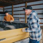 CAT Πουκάμισο εργασίας overshirt με επένδυση μπλε M 1040045