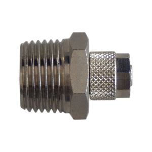 Ρακόρ μεταλλικό ίσιο 1/2″ αρσ. - 5/16″ σωλ. βιδωτό