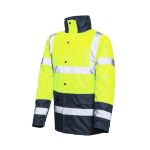 Μπουφάν εργασίας Neon ανακλαστικό κίτρινο-μπλε 3XL HVNEOYXXXL