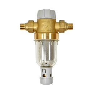 Αυτοκαθαριζόμενο φίλτρο με ξύστρα με ορειχάλκινη κεφαλή 1 1/4'' & 3/4'' είσοδο/έξοδο - 90μm