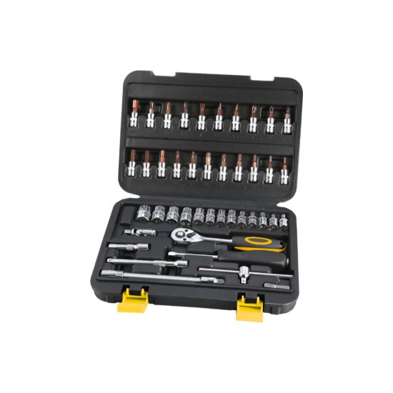 UYUSTOOLS ΣΕΤ 46ΤΜΧ ΜΥΤΕΣ ΚΑΡΥΔΑΚΙΑ ΚΑΙ ΑΝΤΑΠΤΟΡΕΣ 1/4" DAD46U