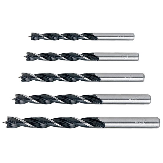 RAIDER Τρυπάνι ξύλου ακίδος σετ 5τεμ 4-10ΜΜ 157114