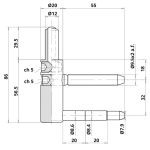 ΜΕΝΤΕΣΕΔΕΣ OTLAV 495.20 EXACTA CG495200H106 ZINCATO Φ20 ΑΡΣΕΝΙΚΟΙ