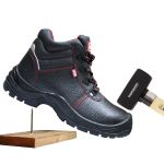 Μποτάκι δερμάτινο S3 αδιάβροχο μαύρο Νο.39 BSH102