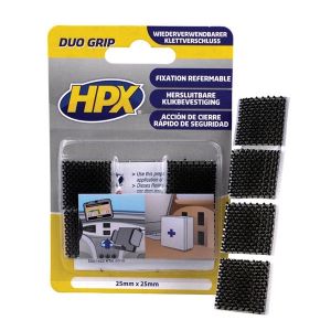 Duo Grip pads μαύρο 25mmx25mm