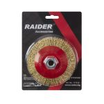 RAIDER Συρματόβουρτσα γωνιακού τροχού στρογγυλή 115ΜΜ M14 171130