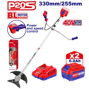 EMTOP BRUSHLESS ΧΟΡΤΟΚΟΠΤΙΚΟ 40V/2X6Ah ELMR20018SE