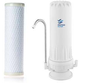 Φίλτρο άνω πάγκου λευκό πλαστικό