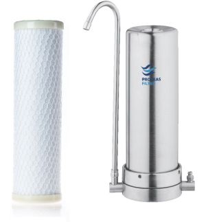 Φίλτρο άνω πάγκου μονό από ανοξείδωτο ατσάλι 304