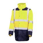 Μπουφάν εργασίας Astral ανακλαστικό κίτρινο-μπλε 5σε1 S