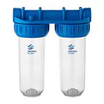 Διπλή φιλτροθήκη strong κεντρικής παροχής 10″-1″