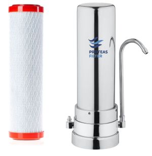 Φίλτρο άνω πάγκου μονό inox