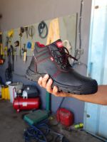 Μποτάκι δερμάτινο S3 αδιάβροχο μαύρο Νο.39 BSH102