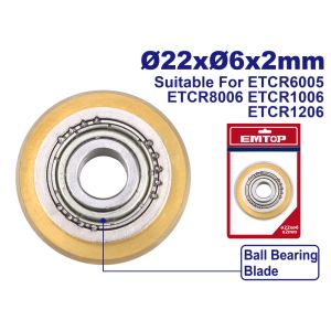 EMTOP ΑΝΤΑΛΛΑΚΤΙΚΗ ΡΟΔΕΛΑ ΚΟΠΤΗ ΠΛΑΚΙΔΙΩΝ 22MM ETCR6005B